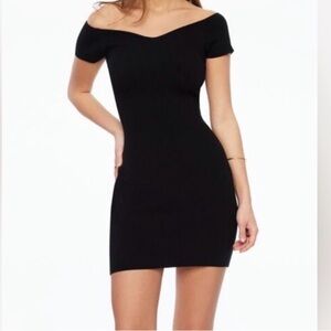 Dynamite grey cap sleeve mini dress